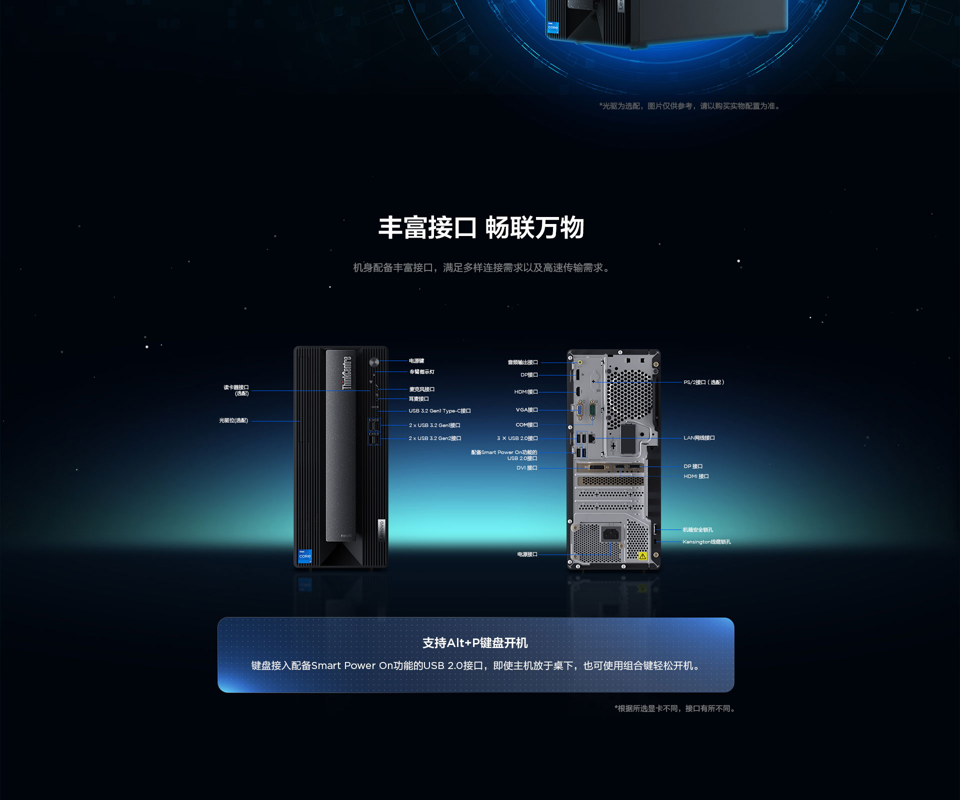 联想ThinkCenter neo P600商用台式机 联想ThinkCenter neo P600商用台式机