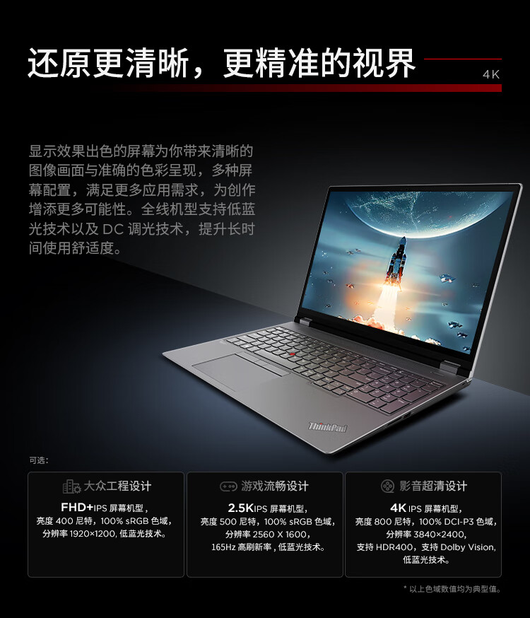 联想ThinkPad P16 AI 商用笔记本 联想ThinkPad P16 AI 商用笔记本