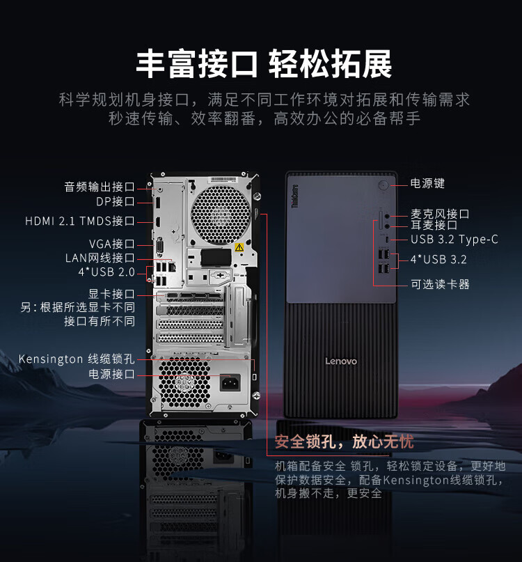 联想ThinkCentre neo P900c 商用台式机