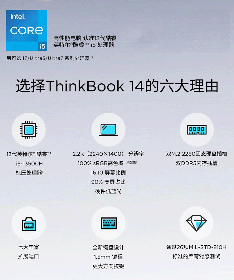 联想ThinkBook 14 商用笔记本 联想ThinkBook 14 商用笔记本